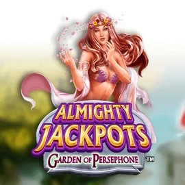 Almighty Jackpots: Garden of Persephone logo by Novomatic SkyHills Casino