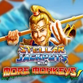 Try Stellar Jackpots with More Monkeys slot by Lightning Box Game on skyhils-be.com – logo image